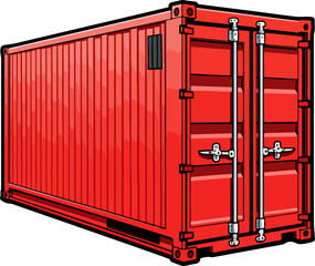 Container clipart design illustration
