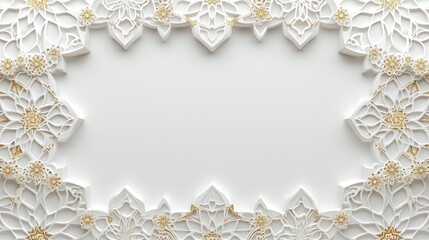 Islamic background with copyspace, for text display mockup template
