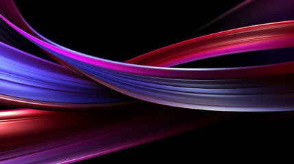 Purple and blue swirls create a vibrant, dynamic pattern on a black background.