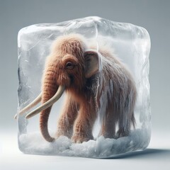 mammoth in the ice