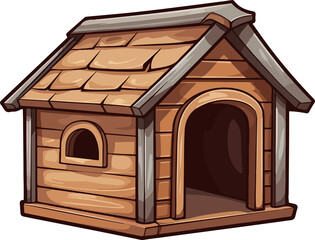 Obraz na płótnie Canvas Dog house clipart design illustration