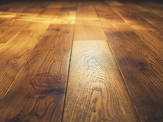Closeup of a clean wooden floor - obrazy, fototapety, plakaty