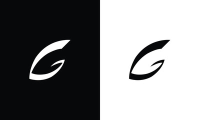 initial G letter logo design vector illustration - obrazy, fototapety, plakaty