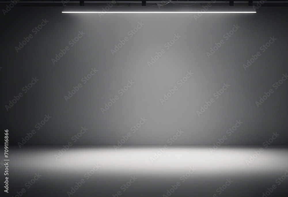 Poster light ackground image in gray tones with minimalist design of lights and shadows for product present