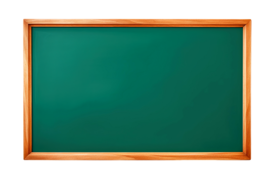 green chalkboard with frame isolated on transparent background Remove png, Clipping Path, pen tool - Powered by Adobe