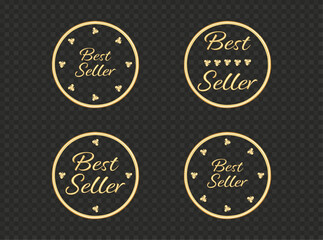 Transparent stamp gold best seller stamp with stars