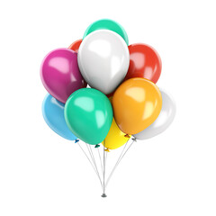 Fototapeta na wymiar balloons isolated