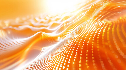 Particle luxury golden abstract background waves, golden particle abstract technology technology...