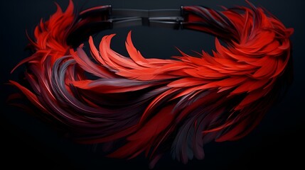 Colorful feathers, firebird feather pattern. Bright background
