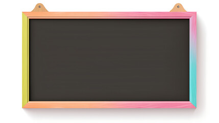 Modern Colorful Chalkboard - Ideal for educational content, announcements, or special offers