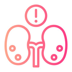 kidney gradient icon