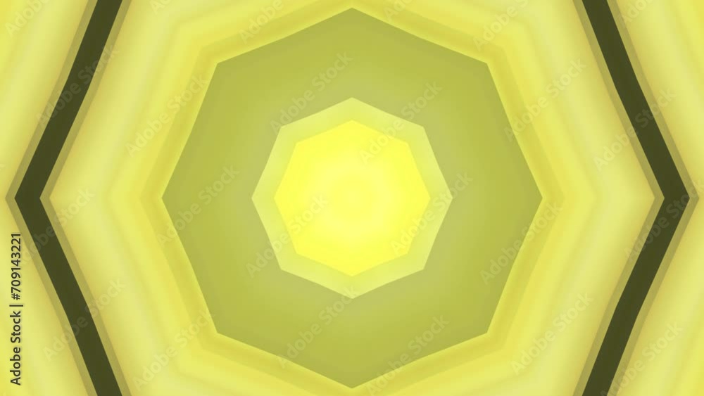 Poster abstract yellow motion background. dynamic geometric animated loopable background video with ripple 