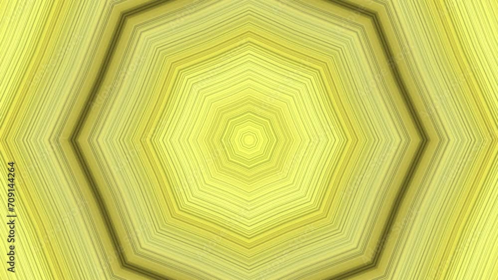Poster abstract yellow motion background. dynamic geometric animated loopable background video with ripple 