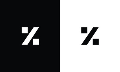 Minimal vector graphic alphabet symbol. Letter Z logo.