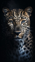 Obraz premium very powerful national geographic image spirit animal tiger created with Generative Ai