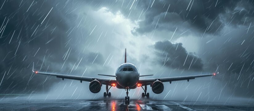 Severe weather disrupts aircraft. - Powered by Adobe