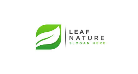 Eco, Nature, Natural, Eco Friendly Logo design vector illustration.
