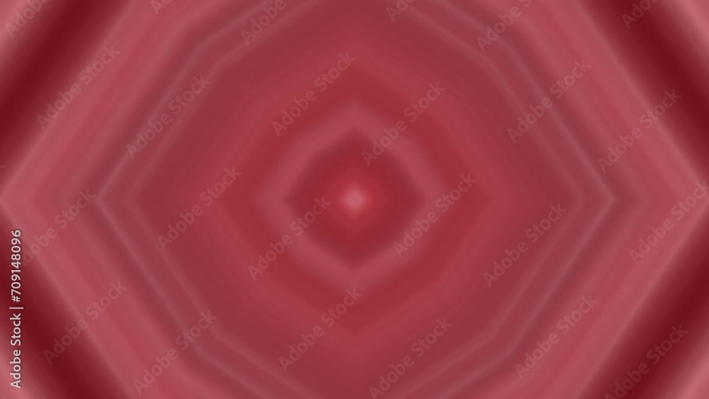 Poster Abstract red loop motion background. Dynamic geometric animated loopable background video with ripple texture.
