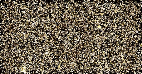 gold glitter for a holiday card, animation banner