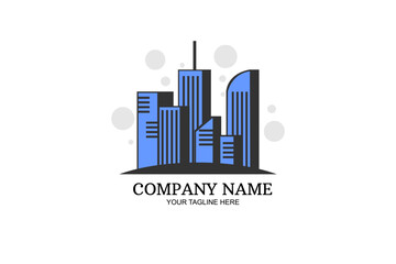 Fototapeta premium Real Estate Company logo vector illustration. suitable for Real Estate Company and property development logo. 