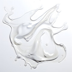 Splash of Thick White Liquid