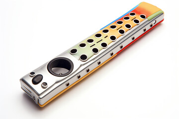 Play Recorder isolated on white background created with Generative Ai