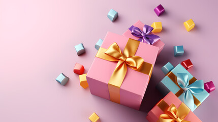 Christmas gift box, birthday, anniversary, Valentine's Day and wedding gift box