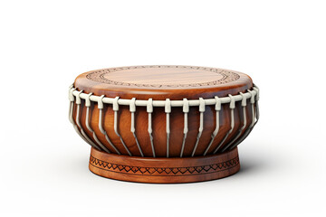 Play Tabla isolated on white background created with Generative Ai