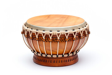 Play Tabla isolated on white background created with Generative Ai