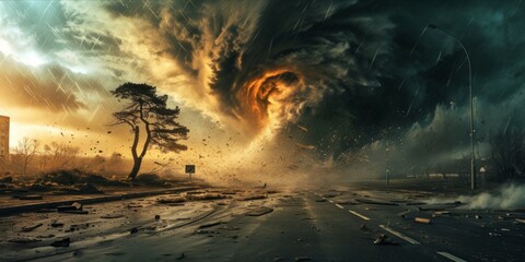 storm in a settlement illustration