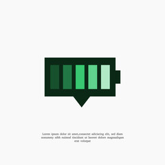 Obraz premium talk energy logo design template