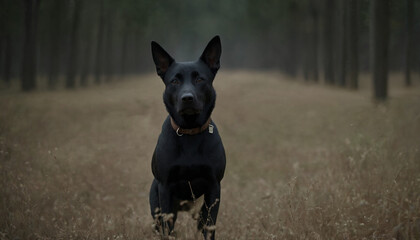 German Shepherd Photography | Black Dog Breed | Domestic Pet Portrait