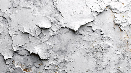 Obraz premium Crumbling white cement texture background