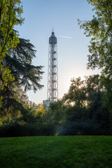 Obraz premium Parco Sempione, public park in Milan at fall