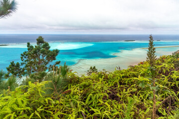 Fototapeta na wymiar Mount Hiro in Raivavae, French Polynesia