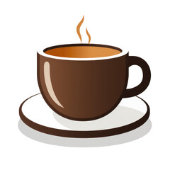 Obraz premium coffee cup and 12 oz illustration