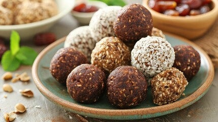 Healthy Ramadan Snack - Energy-Boosting Date Balls for a Nourishing Break