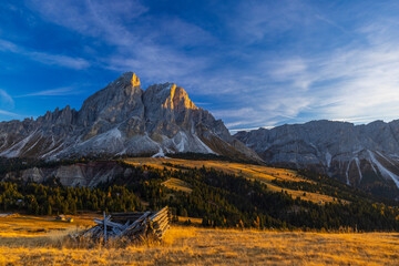 Peitlerkofel Mountain, Dolomiti near San Martin De Tor, South Tyrol, Italy