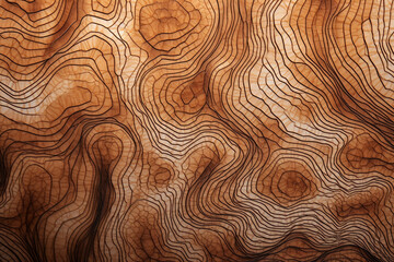 wood texture seen under a microscope with exaggerated contrast created with Generative Ai
