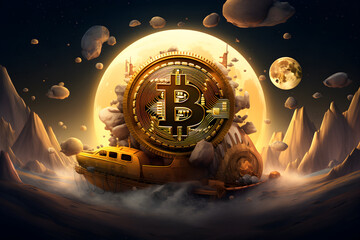 Cryptocurrency boom, crypto bull market, bitcoin to the moon, hodl, #hodl, bitcoin skyrocket, cryptocurrency explosion, digital currency, bullish market