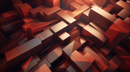 Dynamic 3d abstract modern background: futuristic design with vibrant geometric shapes and colors for creative projects