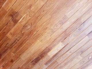 Full frame surface and texture of a wooden wall made of different types of wood, Backgrounds.