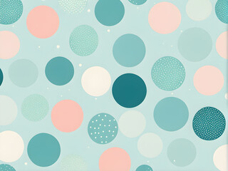 Fototapeta na wymiar watercolor-minimalist-pattern-featuring-an-array-of-dots-scattered-across-a-pastel-colored-space
