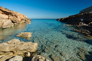 bay with clear sea