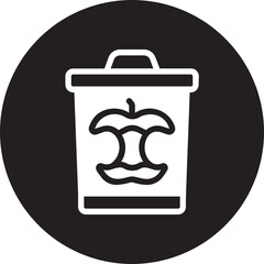 compostable glyph icon