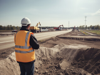 construction workers on construction site