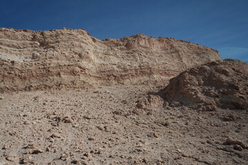 Fototapeta na wymiar ‎⁨Stunning Rock formations in The Valley of the Moon (Valle De La Luna)⁩, ⁨San Pedro de Atacama⁩, ⁨Chile.⁩