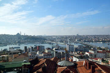 Panoramic Cityscape of Istanbul Turkey - 709175007