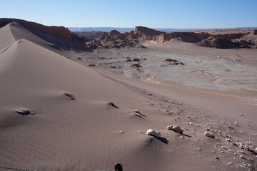 ‎⁨Amazing Sand Dunes and Mountains in The Valley of The Moon (Valle De La Luna)⁩, ⁨San Pedro de Atacama⁩, ⁨Chile.⁩