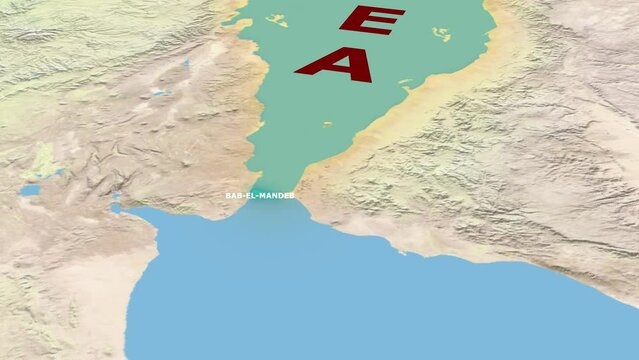 Gateway to the Red Sea: Exploring Bab al-Mandab through Maps and Geography